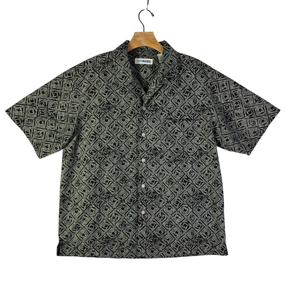 CANYONRIVERBLUES Button Front Casual Dress Shirt Size Men’s L